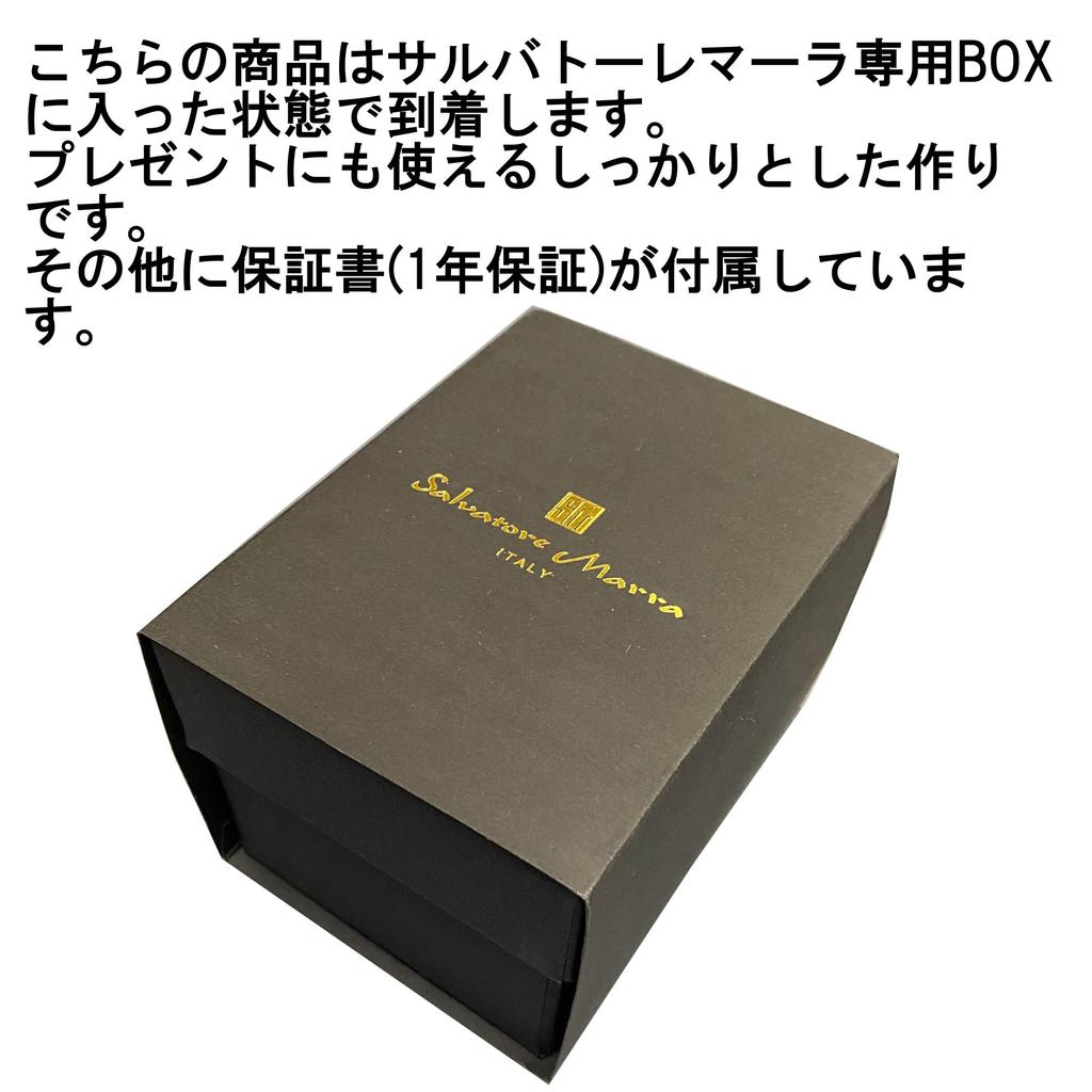 Salvatore Marra Men's Waterproof Analog Chronograph Watch, White Quartz, with Watch Cloth, WHBK [Parallel Import]