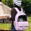 Cat Backpack Carrier Carrying Bag with Breathable Mesh Transparent Window Portable Pet Travel
