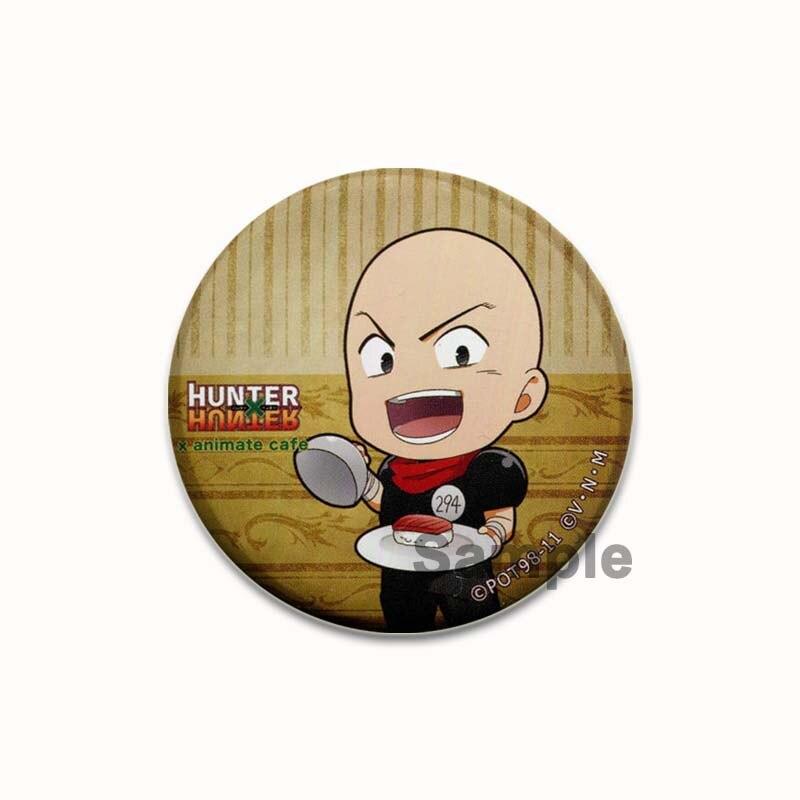 58mm Anime Hunter X Hunter Brooches Cartoon Cosplay Badges for Backpack Clothes Fashion Jewelry Accessories Manga Icon Pin Decor