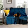 3D Print Death Note Blanket Flannel Plush Throw Blanket Horror Series Fuzzy Soft Blanket Microfiber for Couch Sofa Bed