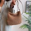 Woven Summer Fashion Straw Bag Beach Holiday Crossbody Bag Shopping Large Capacity Shoulder Handbag Messenger Ladies Women
