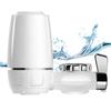 Water Filter with Connector Dual Window Outlets Clear Multi-layers Filtering Bathroom