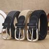 Men'S Casual Woven Elastic Belt For Outdoor Rock Climbing Training Work Men'S Belt Fashion Women'S Belt Paired With Jeans Belt