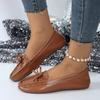 Women's Causal Flat Shoes New Summer Round Toe Slip On Walking Shoes for Women Outdoor Plus Size Butterfly Knot Woman's Loafers