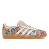 Liberty London X Gazelle Indoor Floral Embroidery Women Sneakers Cream Off-White Gum JP5309