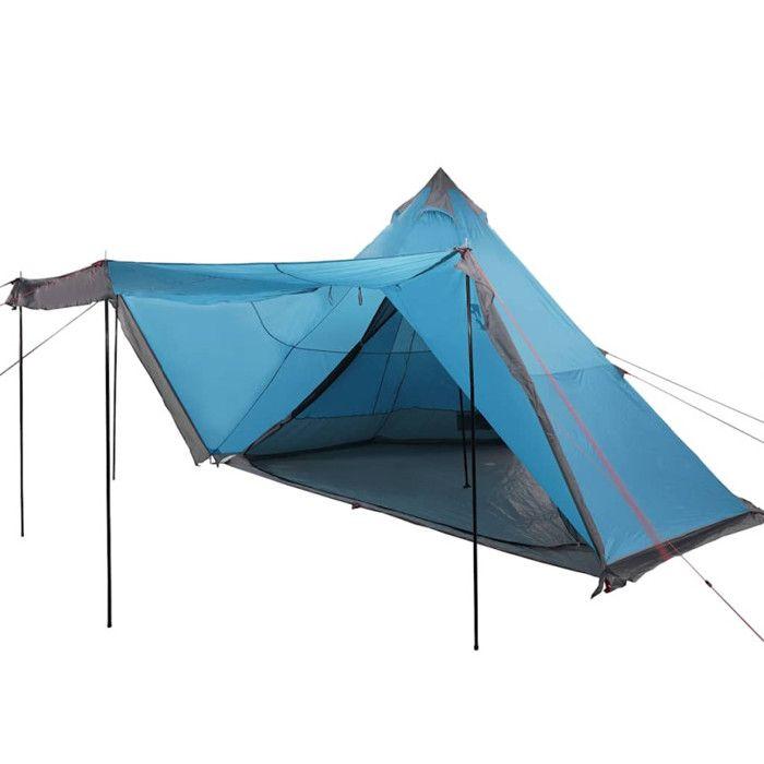 VidaXL Tente familiale tipi 8 personnes bleu imperméable, tente, abri de camping, abri de jardin, tente de camping 4009446