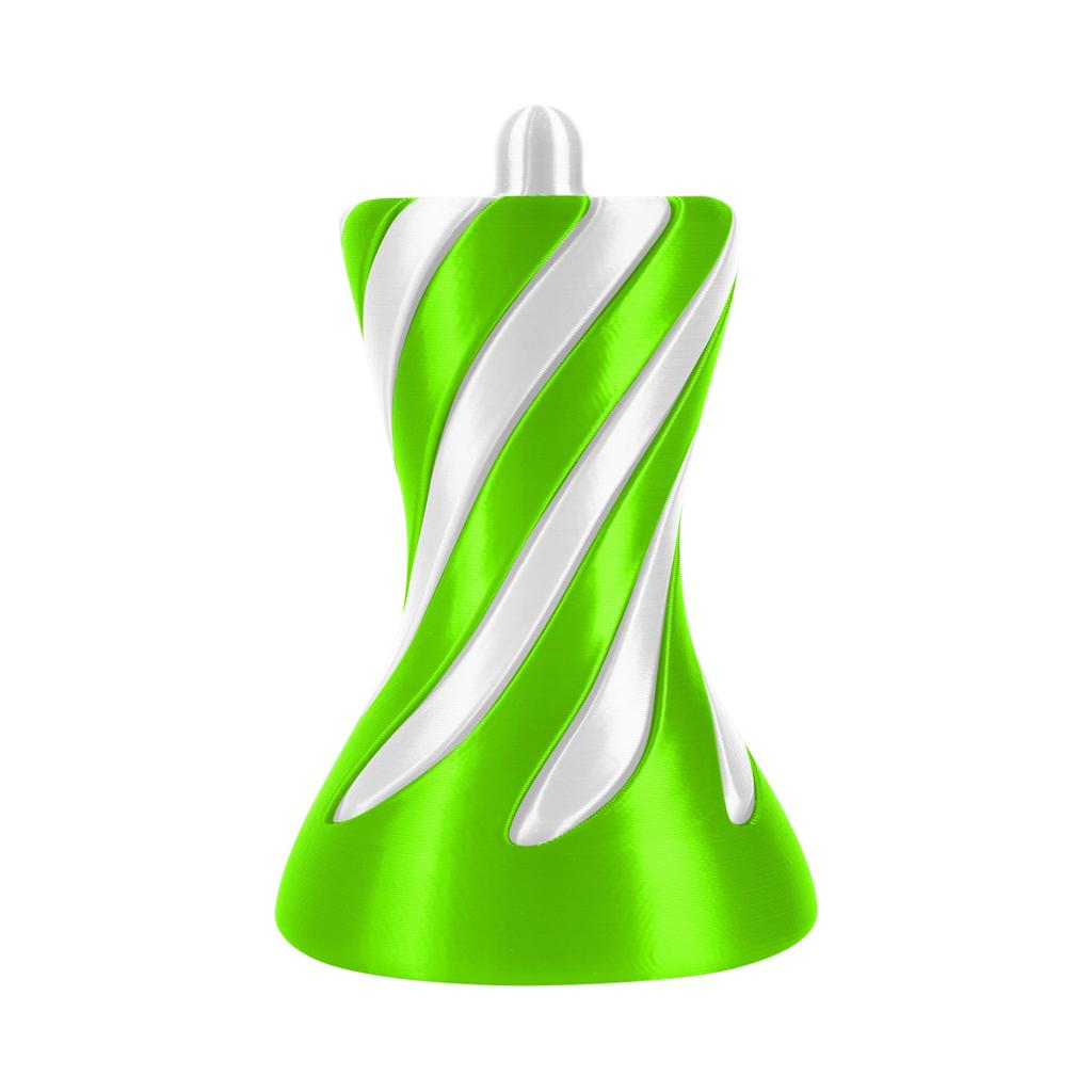 3d Printed Decompression Toy Spinning Spiral Penetrating Sculpture For Stress And Anxiety Relief