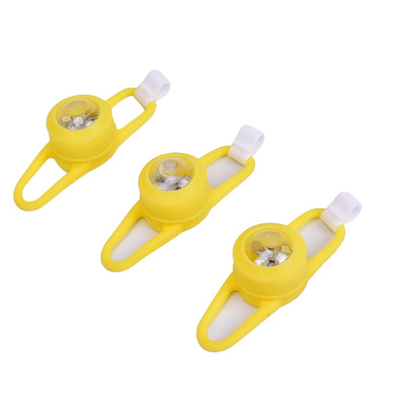 Colorful Bicycle Small Yellow Led Ring Lights Bicycle Bell Road Bike Accessories
