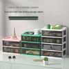 Elegant Multilayer Desktop Cosmetic Organizer with Transparent Drawers