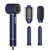 High Speed Brushless Hair Dryer with Five In One Straight Curling Iron and Negative Ion Hot Air Comb