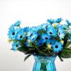 3 Pcs Real Touch Artificial Daisy Flowers Fake Bouquet for Home Decorations Simulated Flowers Faux Floral Daisy Bouquet Pack for Decor