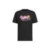 Metaverse Cartoon Print Basketball T-Shirt, Version 1 Men Tops Black IM4611