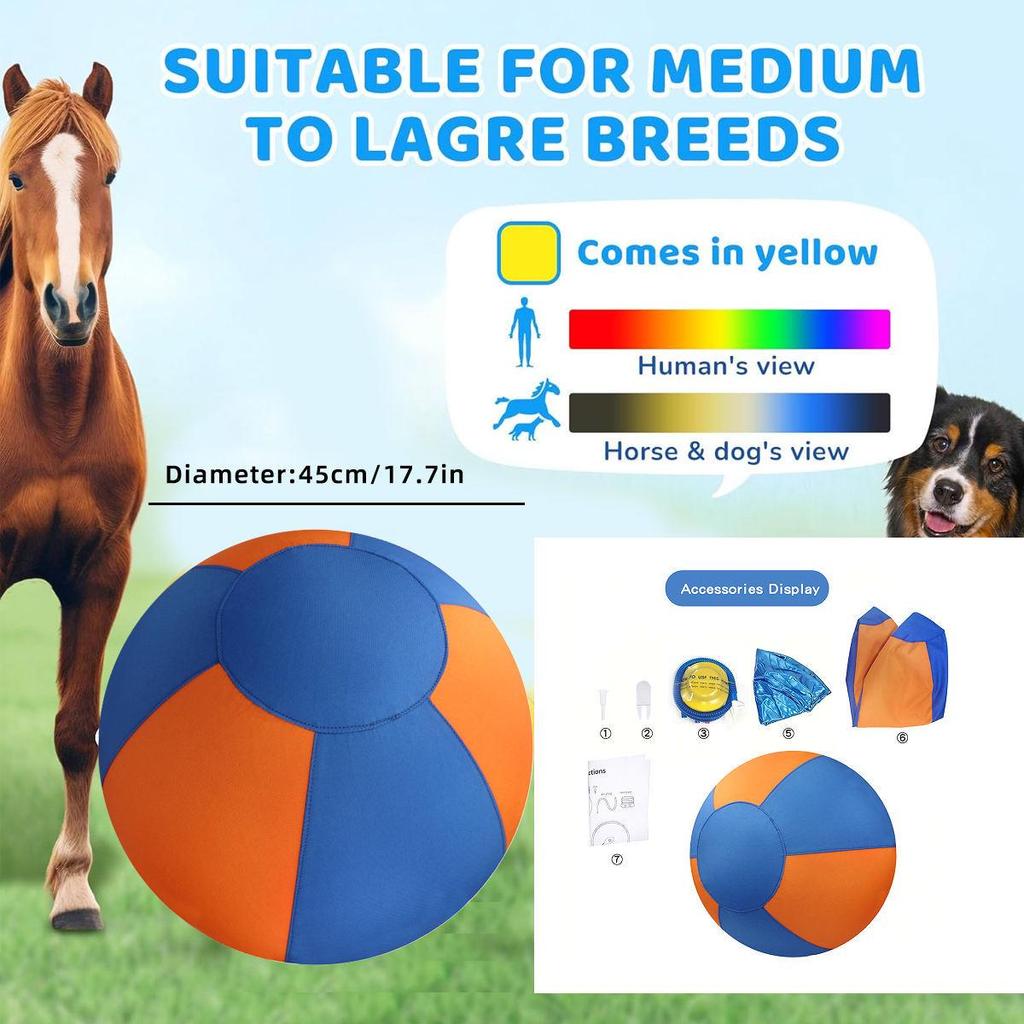 Durable Interactive Dog Ball for Molar Relief - Suitable for Golden Retrievers, Corgis, Border Collies, and More.