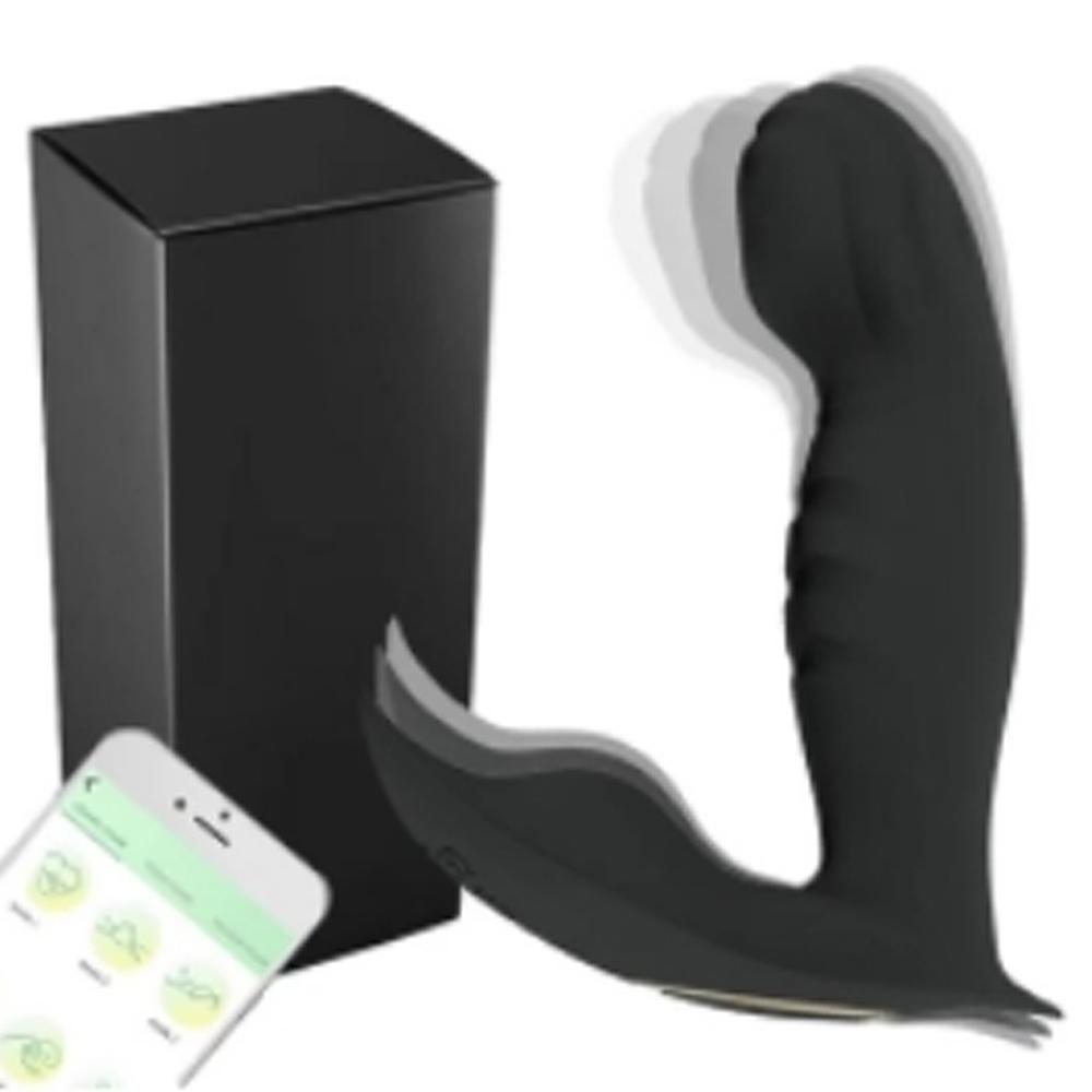 APP Control Male Wiggle Prostate Massager Anal Vibrator for Men Gay Swing Butt Plug Perineum Stimulator Sex Toy for Men