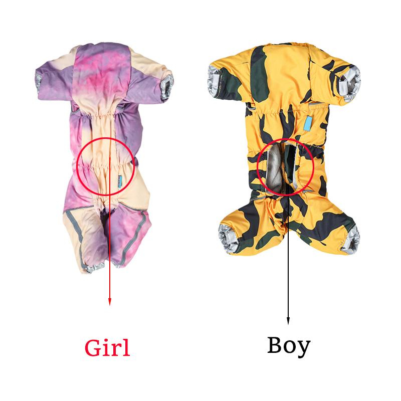 Thicken Fleece Male Female Pet Overalls for Small Dogs Winter Puppy Medium Dog Jumpsuit Chihuahua Yorkies Rompers Mascotas Suit