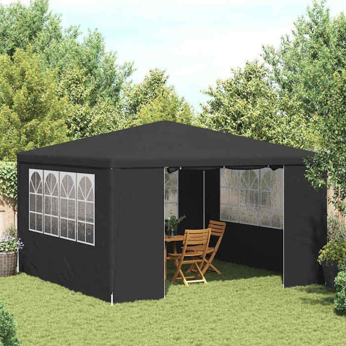 VidaXL Reception Tent with Side Walls Gazebo Arbor Pavilion Marquee Wedding Barbecue Camping Trip 48535