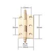 Multilayer Plating Cross Hinge Window Accessories Furniture Hardware  Cabinet Cupboard Window Door