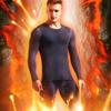 Men's Round Neck Thermal Underwear Set - Cold-Proof Cotton Sweater and Thin Bottoms for Autumn and Winter.