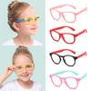 Good Kids Boys Girls Eyeglasses Eye Protector Blue Light Blocking Computer Glasses Flexible Eyeglasses Silicone Filter Blue Eyeglasses