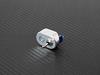 Micro Handle Switch Single Silver for 0.9 Inch (22.2 Mm) Toggle Switch ON-OFF-ON Mini