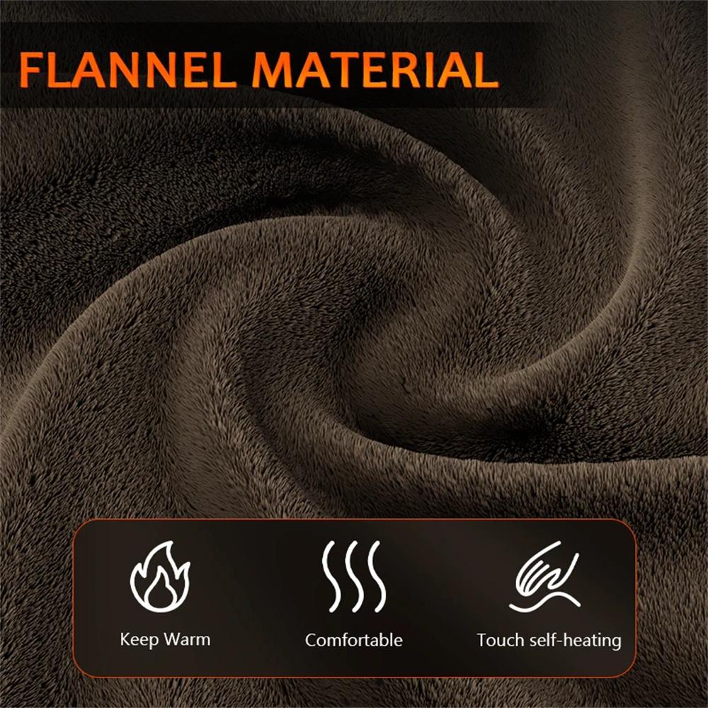 12V-24V Heated Car Seat Cover Fast Heating Pad Winter Warm Flannel Cushion Black