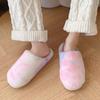 Fashion Shoes for Women Cute Home Platform Slippers Men Couples Winter Plush Slides Indoor Lovely Cotton Shoes Flat Fluffy Slippers