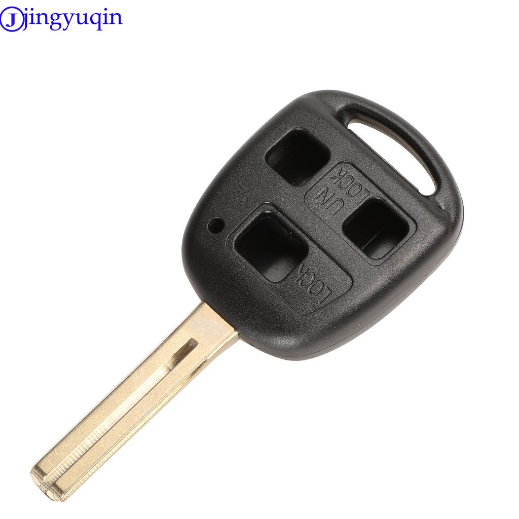 Jingyuqin Remote 2/3 B Key Case Cover Shell For Lexus RX300 ES300 LS400 GX460 For Toyota Corolla Land Cruiser YARIS CAMRY RAV4