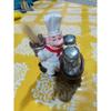 Salt and Pepper Container, Dining Table Decorative Items, Salt Pepper Set for Dining Table , French Chef Kitchen Decor - Set of 2