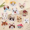 Embroidery Label Cartoon Cute Patch Sticker Animal Badge Clothing Accessories DIY Embroidery Cloth Sticker