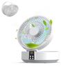 Table Fan Wall-mounted Fan Auto Oscillation Rechargeable Battery Portable Folding Fan Silent Remote