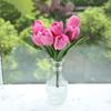 1 Bunch Simulation Flower Wide Application Delicate Reusable Attractive Vivid Artificial Tulip for Decoration