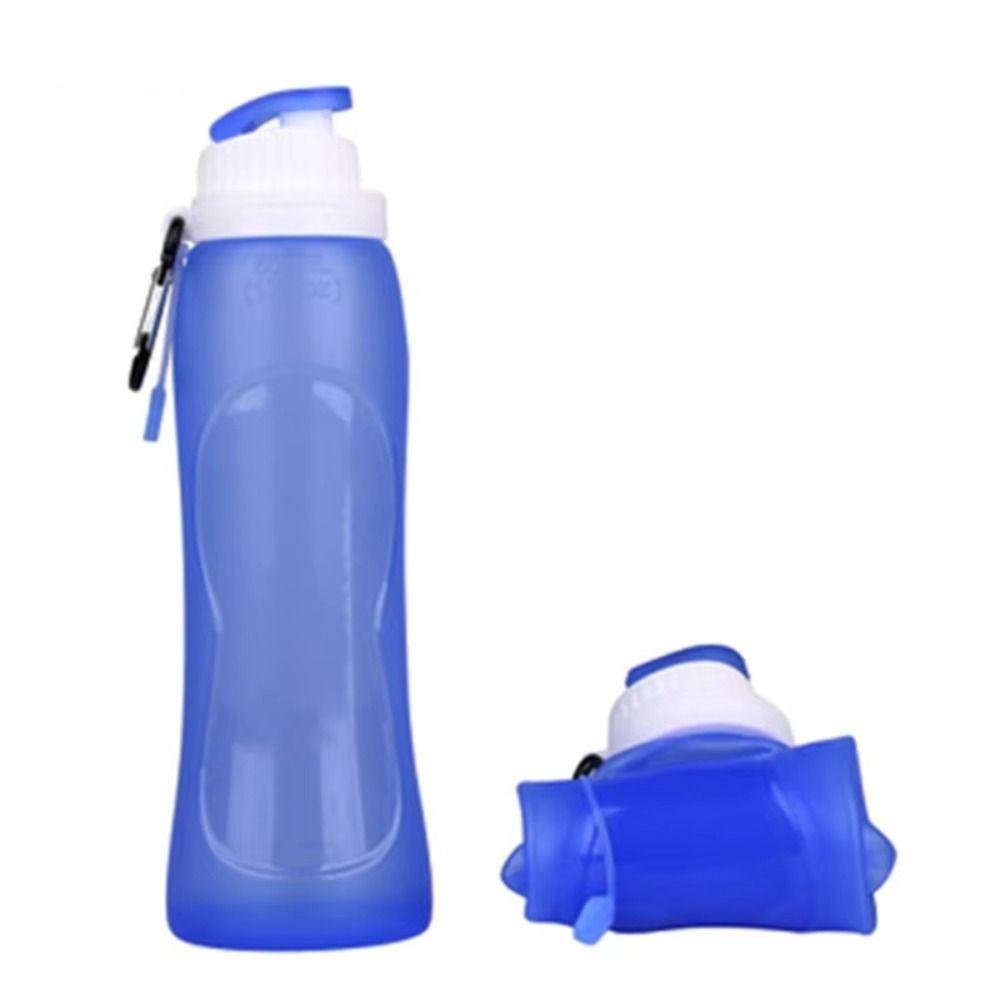 Silicone Collapsible Water Bottles 320/500ML Portable Sports Kettle Outdoor Foldable Cups Running