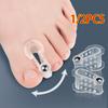 1/2pcs Corrector Toe Spreader Separator Thumb Finger Correction Straightener Foot Care Tool