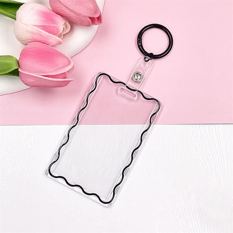 Transparent Card Holder Student Campus Card Meal Card Bus Card Storage Protective Case