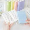 Macarone PU Leather Pocket Daily Planner Notebook To Do List Notepad Colored Blank Page School Stationery Back To School