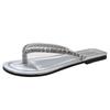 Flip-flops Women's Summer Wear Toe Sandals 2025 Spring New Internet Celebrity Rhinestone Flat Beach Shoes Ins Super Fire