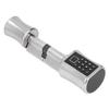 Smart Cylinder Lock Fingerprint Password Door Lock for 40 To 100mm Door Thickness Home Office