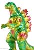CCP Middle Size Series Godzilla Lime Green Metallic 120mm PVC Painted Finished Soft Vinyl Figure [11th] (1995) Ver. Approx.