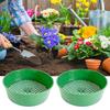 2Pieces Multifuntional Soil Sieve Soil and Rock Separator Soil Sifting Tool Plastic Garden Sieve for Garden Enthusiasts