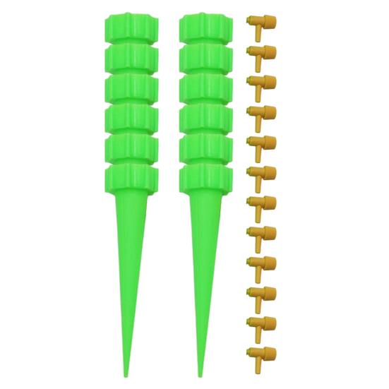 10/12/20/24Pcs Flower Waterer Spike Shoes Irrigation Controllable Water Flow Automatic System Plant Self-watering Tool
