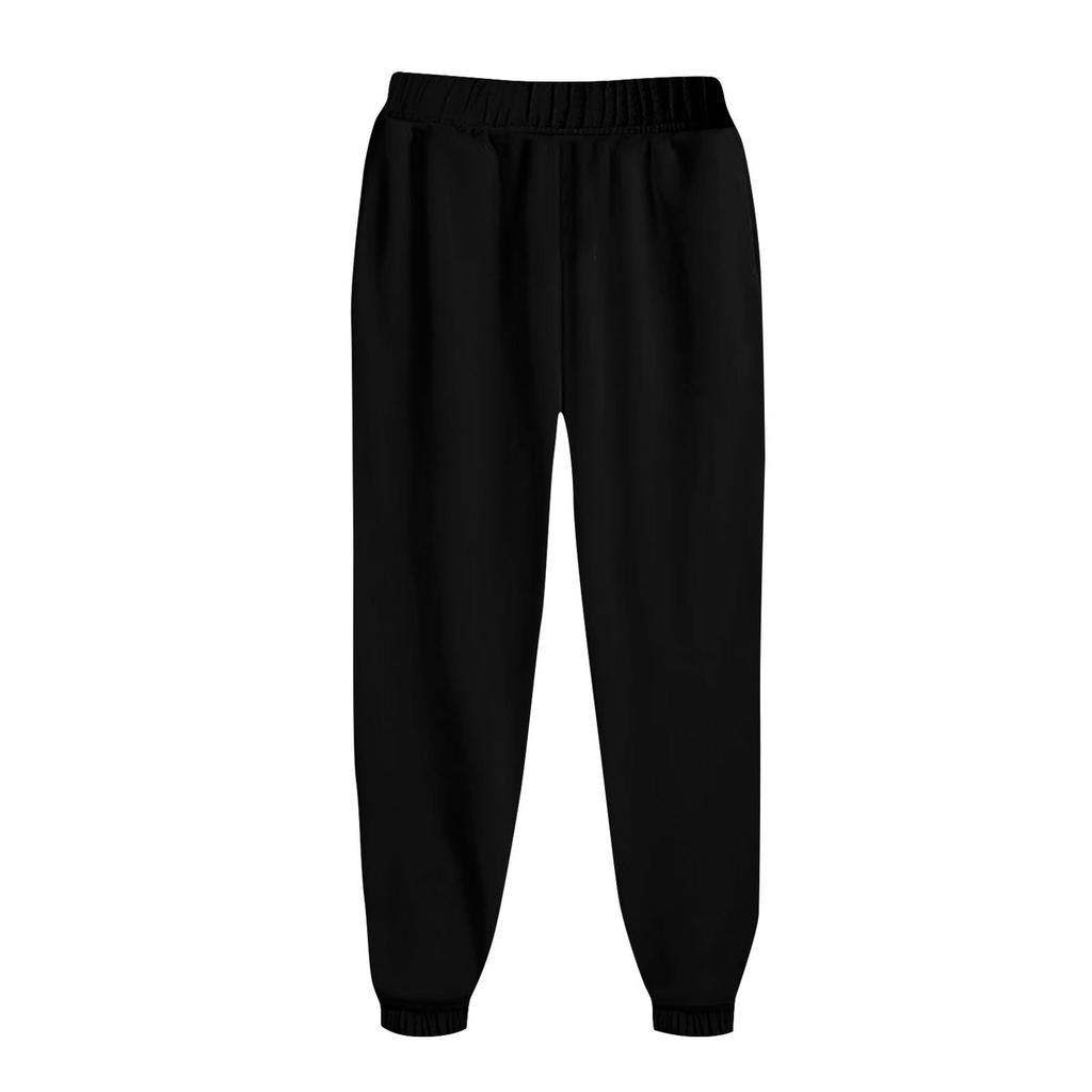 Women's Fashion Sport Solid Color Pocket Casual Sweatpants Pants