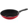 Frying Pan Wok 28cm Red Made In Frying Pan Wok IH Compatible Ceramic Coating Japanese CAPRERA "Caprera Italy" [Authorized Product] Z1026-000