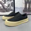 Mens Ice Silk Casual Shoes Summer New Breathable Soft-sole Casual Flats Shoes Canvas Shoe Outdoor Comfortable Sneakers Man Tenis