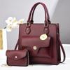 New Handbag Texture Shoulder Bag Mother and Child Bag Smooth Oblique Span Bag Women's Bag