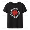 Vintage Style RED HOT CHILLI PEPPERS PUNK ROCK T Shirt Unisex Women Short-sleev Print Tops Fashion Streetwear Cotton Tops