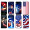 Black Tpu Case For Xiaomi Redmi 7A 8 8A 9 9A 9C Case Redmi Note 8T 8 Pro T Note 9 9S 9 Pro Case America USA Flag