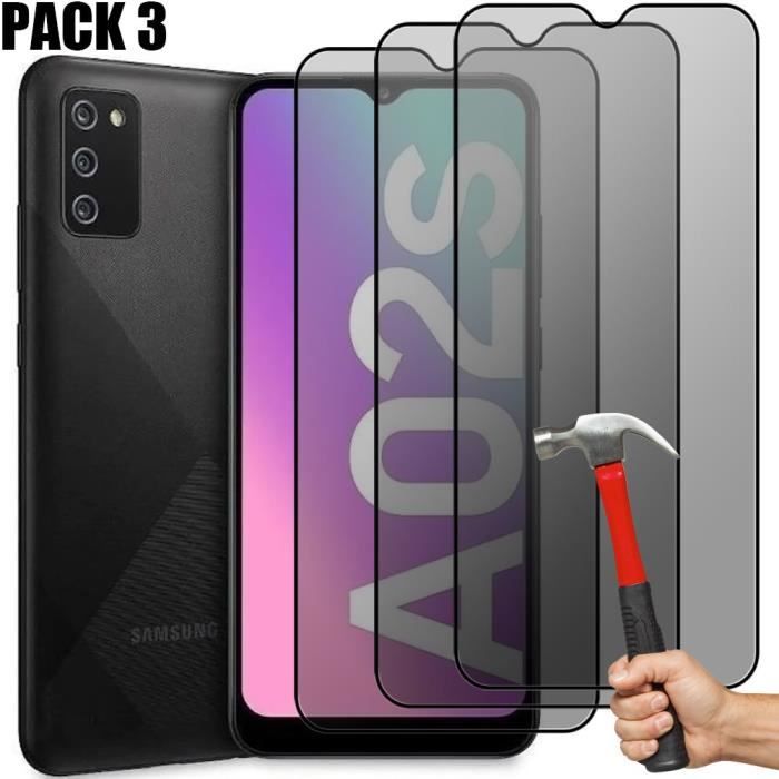 Verres Trempés - BOOLING - pour Samsung Galaxy A02s - Anti-Espion - Protection Antichoc - 9H