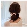 Canned Girls Tie-up Hair Head Rope High Elastic Durable Hair Rope Black Hair Ring Leather Cover Rubber Band New