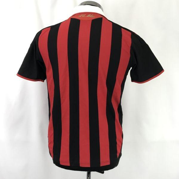 Adidas AC Milan 2008-2010 Serie A Soccer Uniform Men’s XS-S Black Red