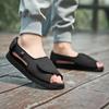 Fashion Adjustable Diabetic Widened Shoes Breathable Non-slip Thumb Valgus Deformation Shoe Elderly Pregnant Feet Swollen Sandals Unisex